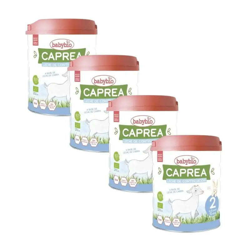 Babybio Caprea 2 Ziegenmilch 6-12 Monate, Packung 4 x 800 g