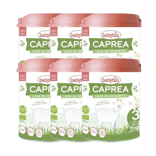 Babybio Caprea 3 Ziegenmilch 12-36 Monate, Packung 6 x 800g