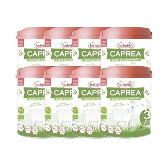 Babybio Caprea 3 Ziegenmilch 12-36 Monate, Packung 8 x 800g