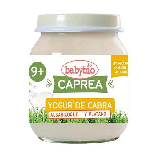 Babybio Caprea Ziegenjoghurt Aprikose-Banane , 130 g