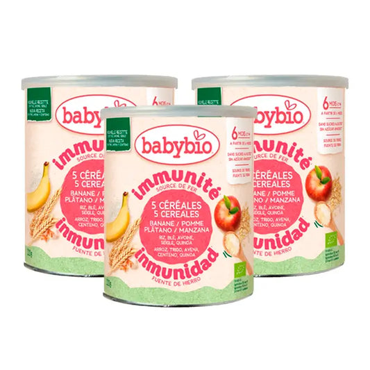 Babybio 5 Müsli mit Früchten, Packung 3 x 220 Gramm