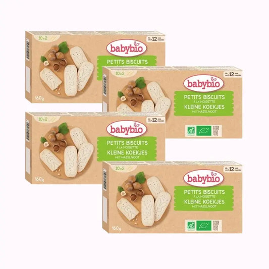 Babybio Haselnuss Wachstumskekse, Packung 4 x 160 g