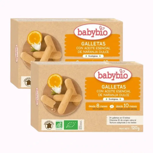 Babybio Zahnungskekse, Packung 2 x 120g