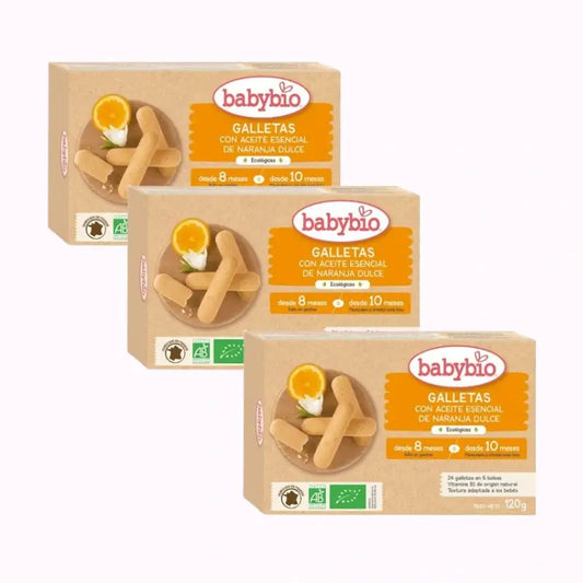 Babybio Zahnungskekse, Packung 3 x 120g
