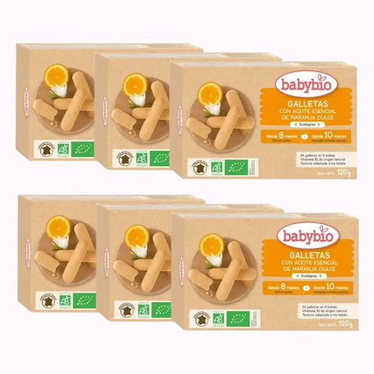 Babybio Zahnungskekse, Packung 6 x 120g
