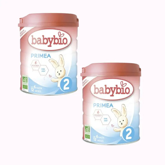 Babybio Primea 2 Kuhmilch Fortsetzung 6-12 Monate, Packung 2 x 800g