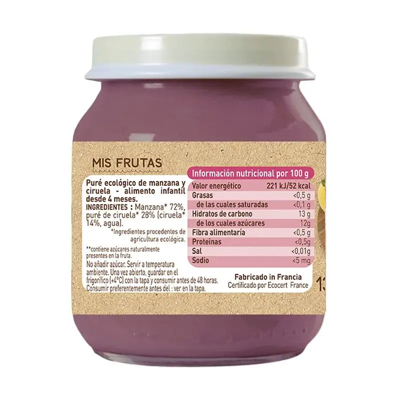 Babybio Apfel-Pflaume, 130g