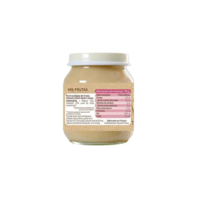 Babybio Apfel-Banane, 130 gr
