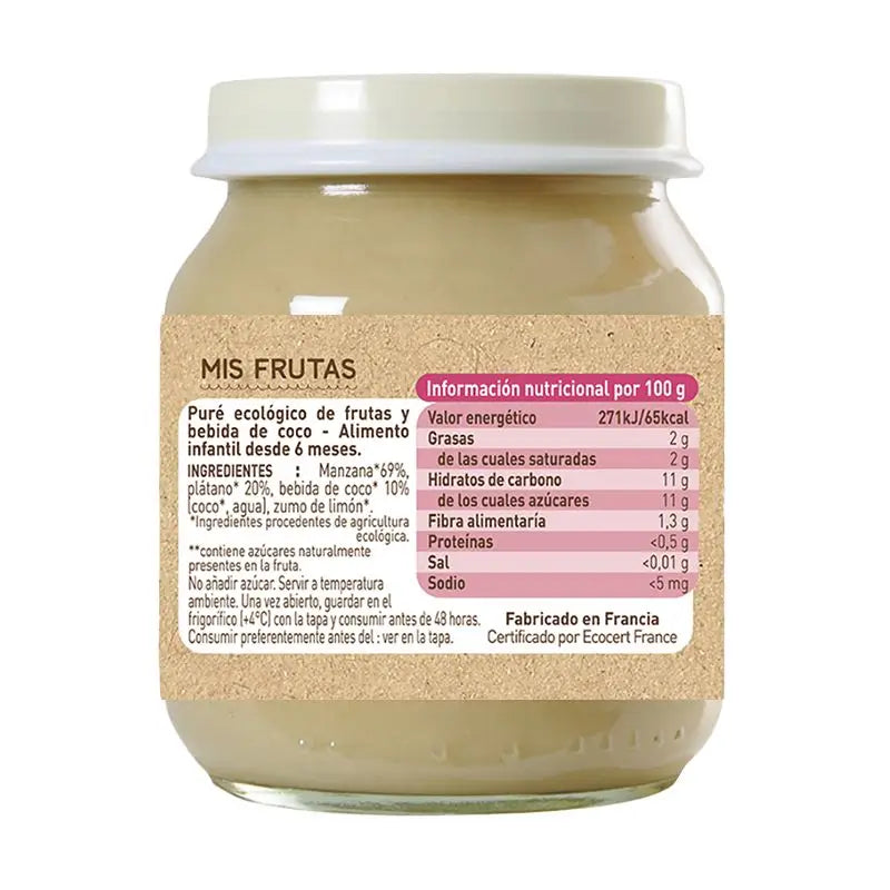 Babybio Banane und Apfel - 130 g