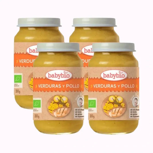 Babybio Menü Tradition Huhn, Packung 4 x 200 g