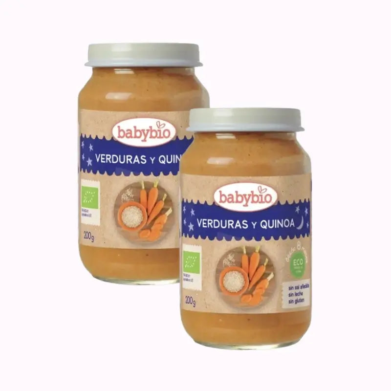 Babybio Traditionelles Quinoa-Menü, Packung 2 x 200 Gramm