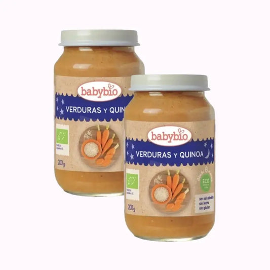 Babybio Traditionelles Quinoa-Menü, Packung 2 x 200 Gramm