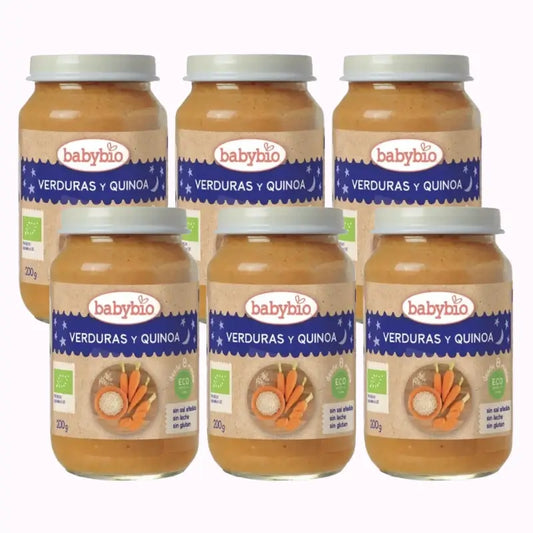Babybio Traditionelles Quinoa-Menü, Packung 6 x 200 Gramm