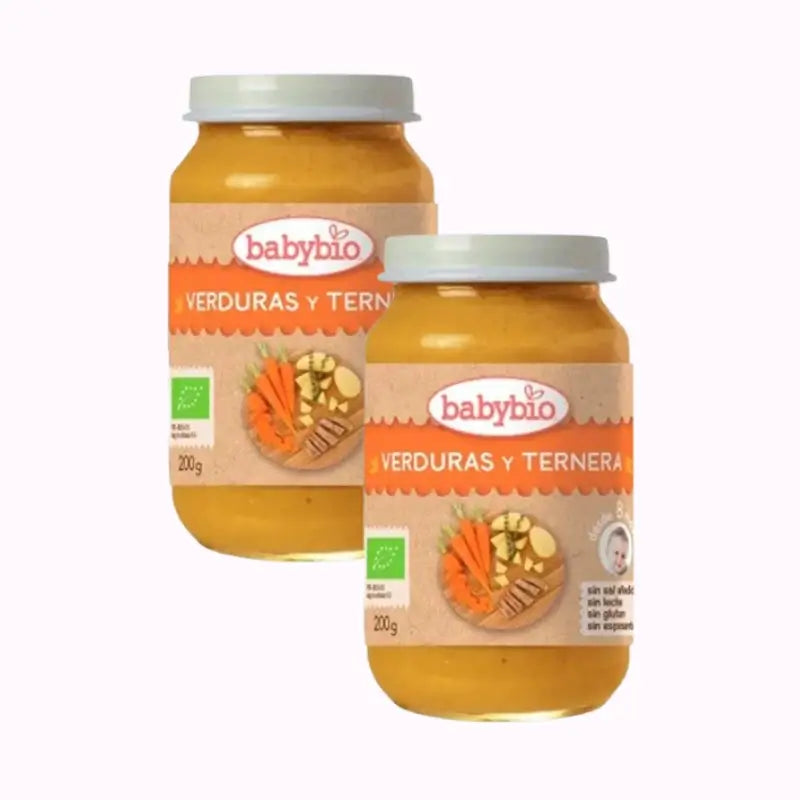 Babybio Menu Tradition Rindfleisch, Packung 2 x 200 Gramm