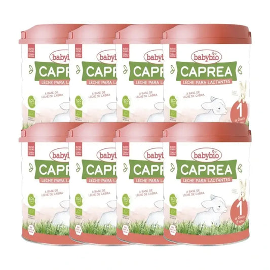 Babybio Caprea 1 Ziegenmilch 0-6 Monate, Packung 8 x 800 g