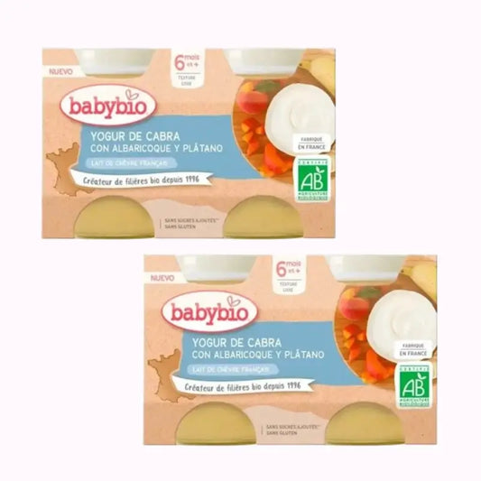 Babybio Joghurt Aprikose-Banane, Packung 2 x 2X130 g
