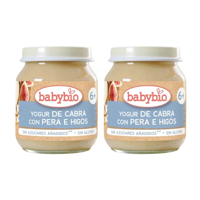 Babybio Ziegenjoghurt mit Buttermilch und Feigen, Packung 2 x 130 g