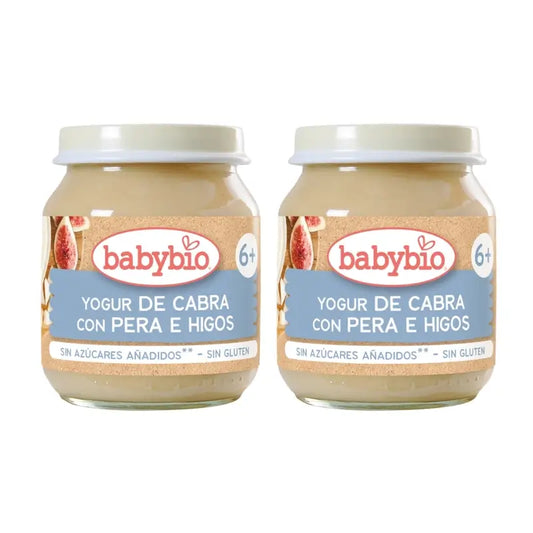 Babybio Ziegenjoghurt mit Buttermilch und Feigen, Packung 2 x 130 g