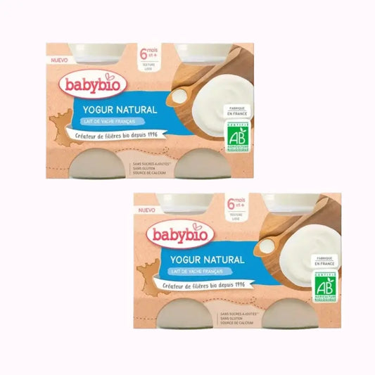 Babybio Naturkuh-Joghurt, Packung 2 x 2X130 g