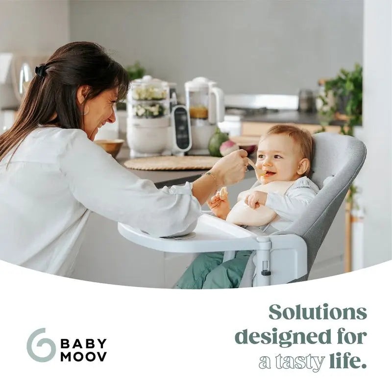 Babymoov Multifunktions-Baby-Roboter 6-in-1 Nutribaby(+) Mineral Beige