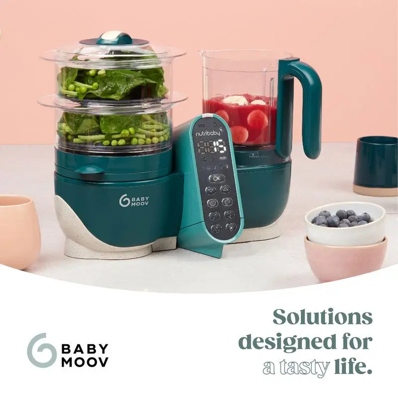Babymoov Baby Multifunktionsroboter 6-in-1 Nutribaby(+) Opal Grün