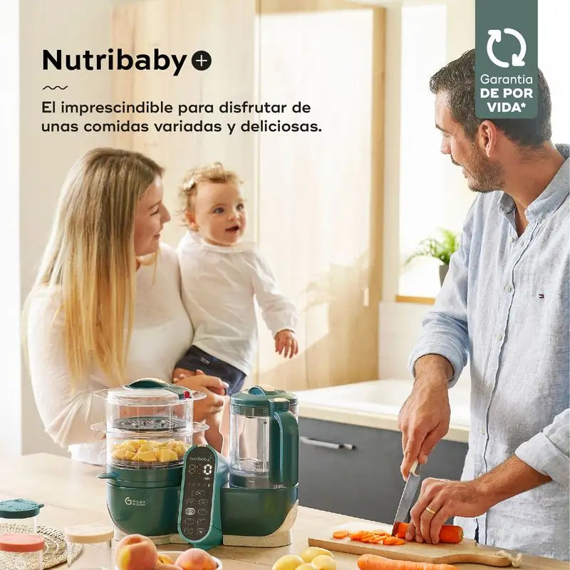 Babymoov Baby Multifunktionsroboter 6-in-1 Nutribaby(+) Opal Grün