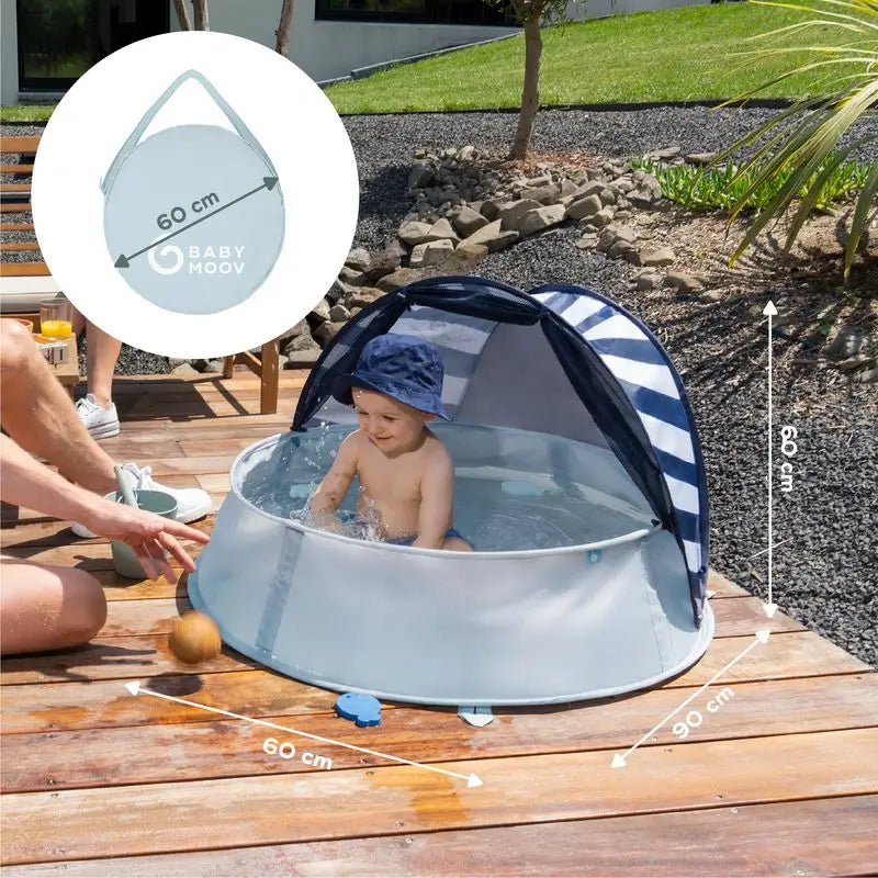 Babymoov Anti-UV UPF 50+ Spielplatz mit Mini-Pool Aquani Provence
