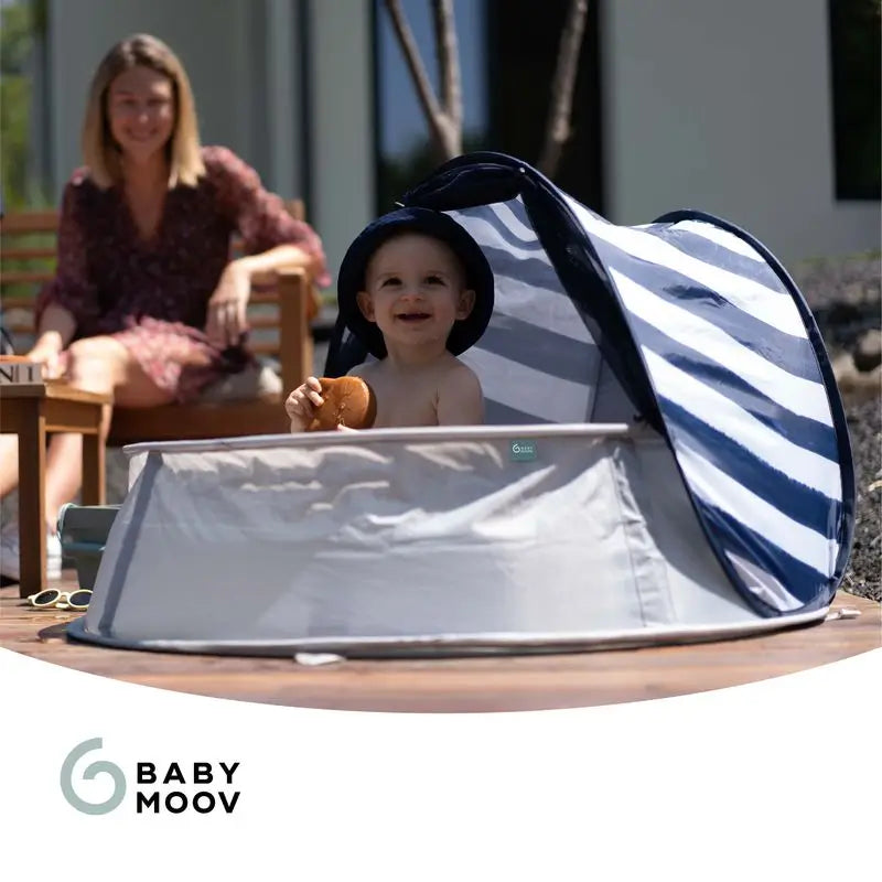 Babymoov Anti-UV UPF 50+ Spielplatz mit Mini-Pool Aquani Provence