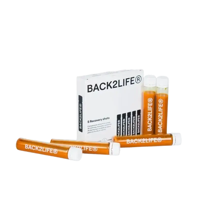 Back2Life Anti-Hangover Nahrungsergänzungsmittel, 25 ml X 5 Einheiten