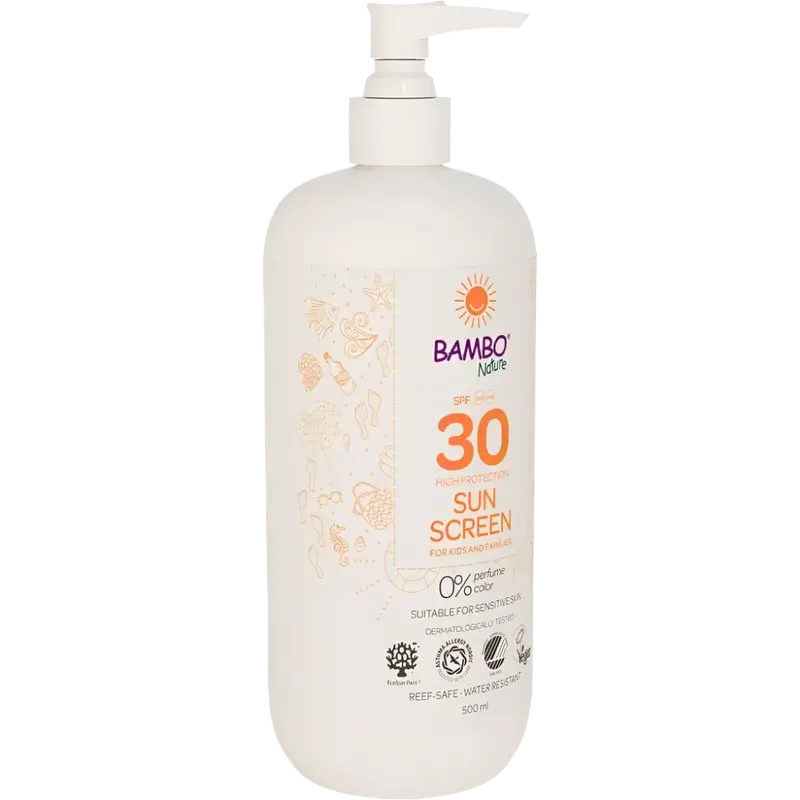 Bambo Nature Sonnenschutzmittel Spf30, 500 ml