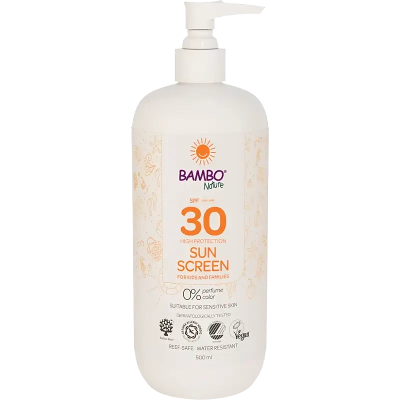 Bambo Nature Sonnenschutzmittel Spf30, 500 ml