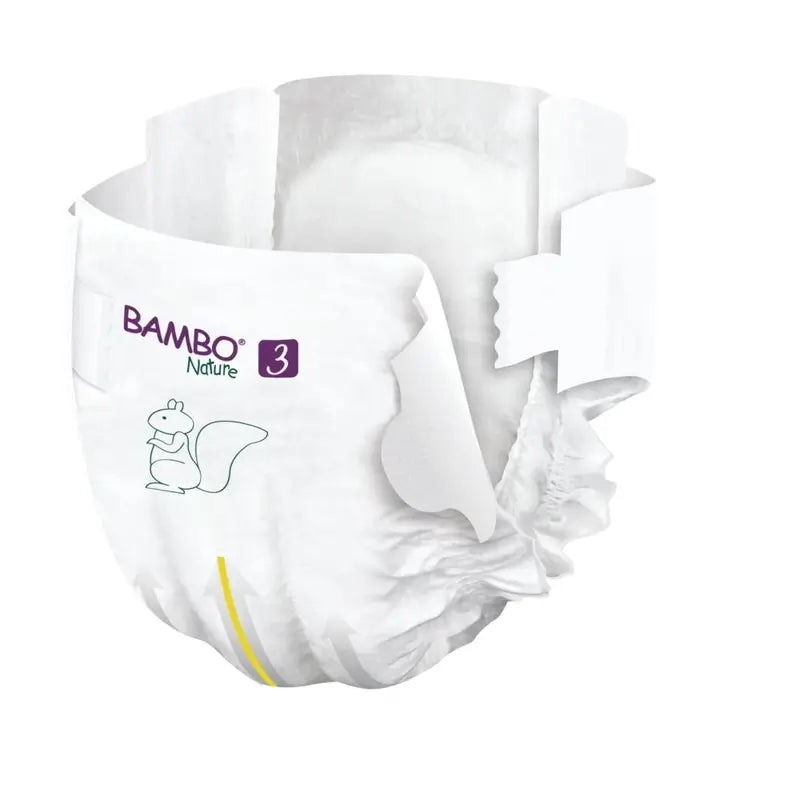 Bambo Nature Windeln Größe 3 (4-8 Kg), 52 Stück.