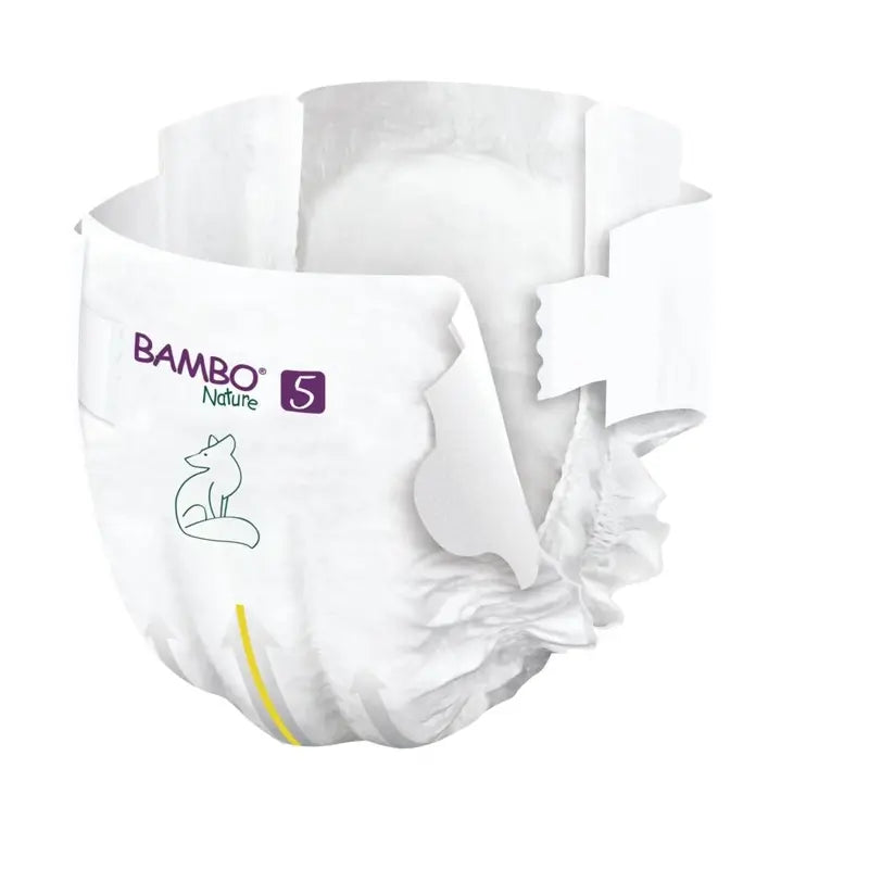 Bambo Nature Windeln Größe 5 (12-18 Kg), 44 Stück.