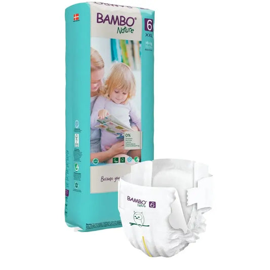 Bambo Nature Windeln Größe 6 (16+ Kg), 40 Stück.