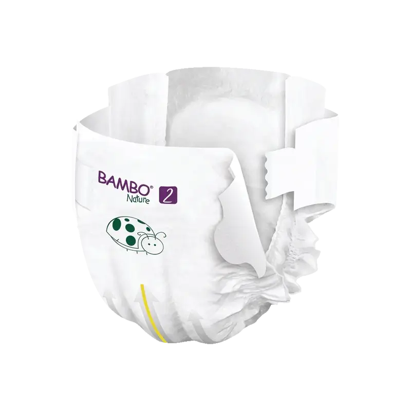 Bambo Nature Windeln Größe 2 (3-6Kg), 30 Stück.