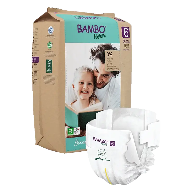 Bambo Nature Windeln Größe 6 (+16kg), 20 Stück.