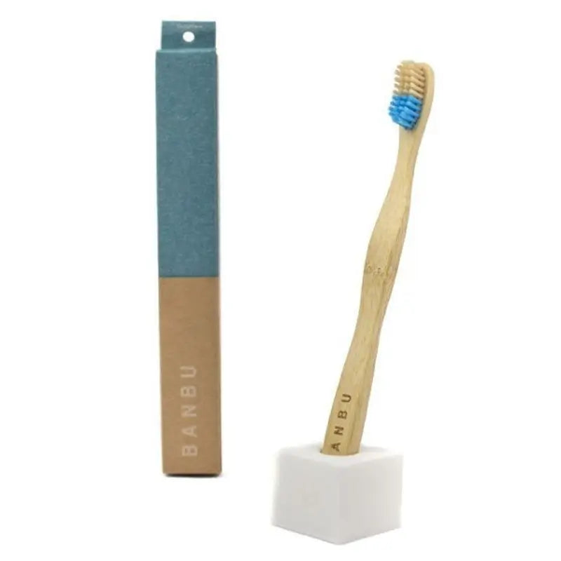 Banbu Erwachsenen-Zahnbürste Medium Blau