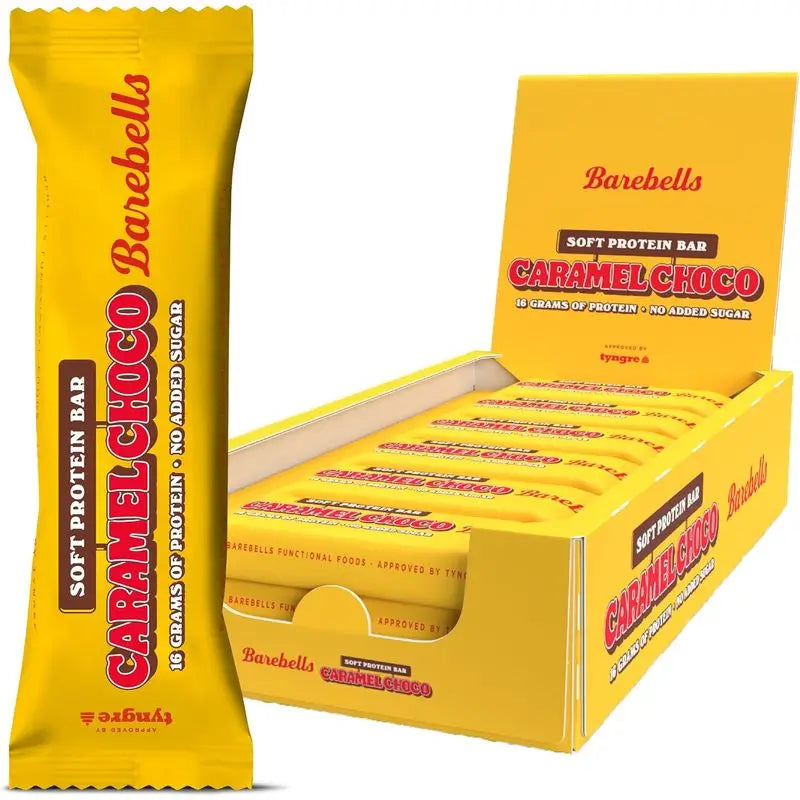 Barebells Pack Soft Caramel Choco, 12 Stück x 55 Gramm