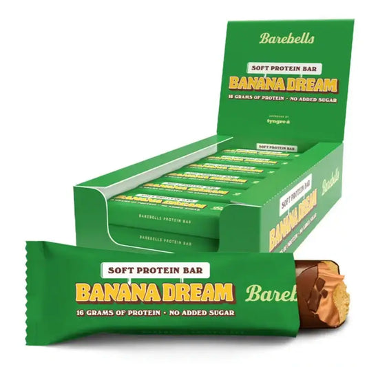Barebells Protein-Riegel Banana Dreams, 55 gr x 12 Einheiten