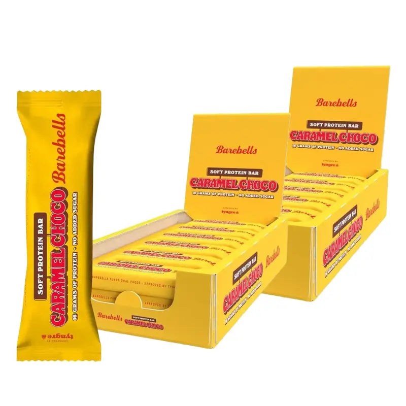Barebells Pack Soft Caramel Choco, 24 Stück X 55 Gramm