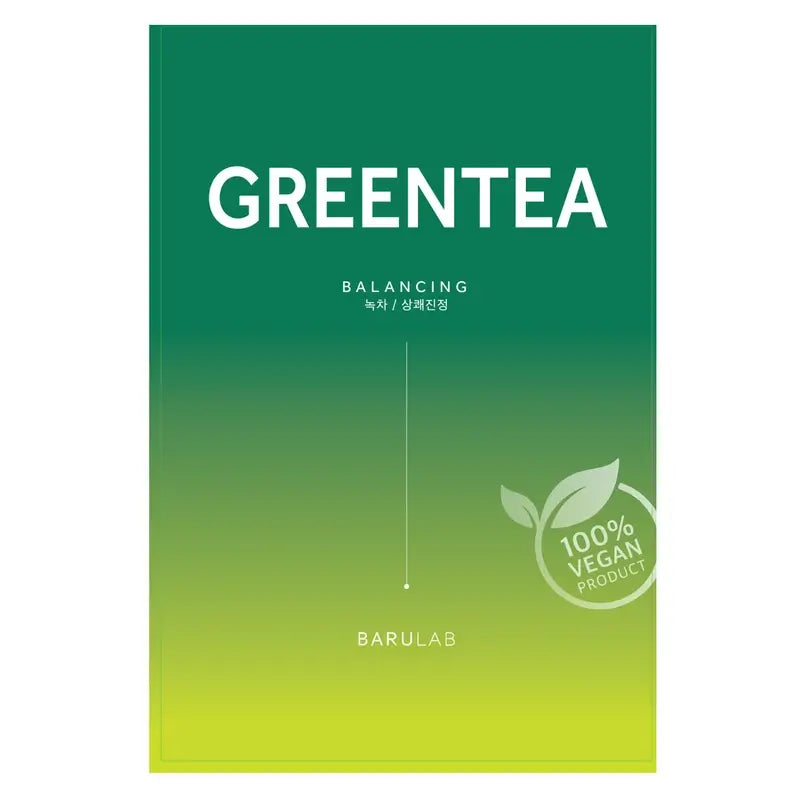 Barulab Die Saubere Vegane Maske - Grüner Tee, 23 Gramm