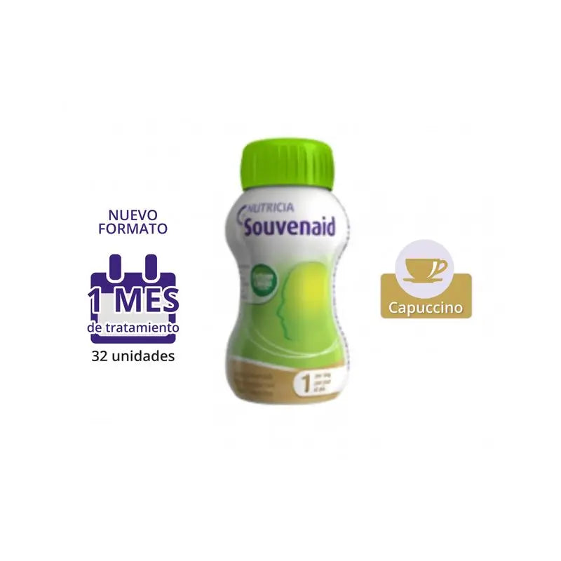 Nutricia Souvenaid Smoothies Cappuccino Geschmack, 8 Einheiten x 125 ml