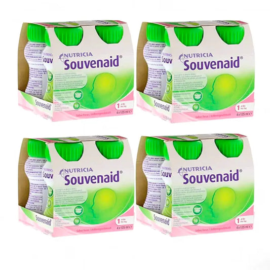 Nutricia Souvenaid Smoothies Erdbeergeschmack, 16 Einheiten x 125 ml
