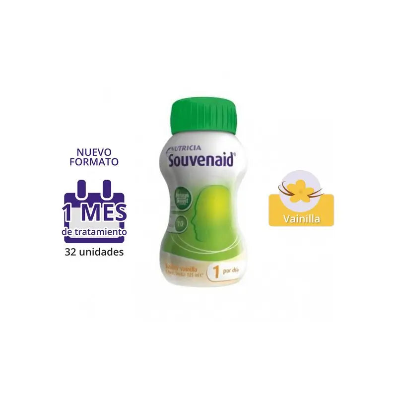 Nutricia Souvenaid Smoothies Vanille-Geschmack, 16 Einheiten x 125 ml