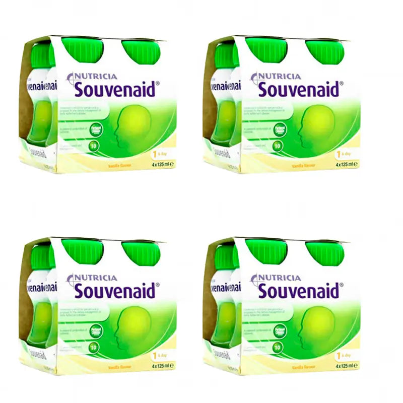 Nutricia Souvenaid Smoothies Vanille-Geschmack, 16 Einheiten x 125 ml