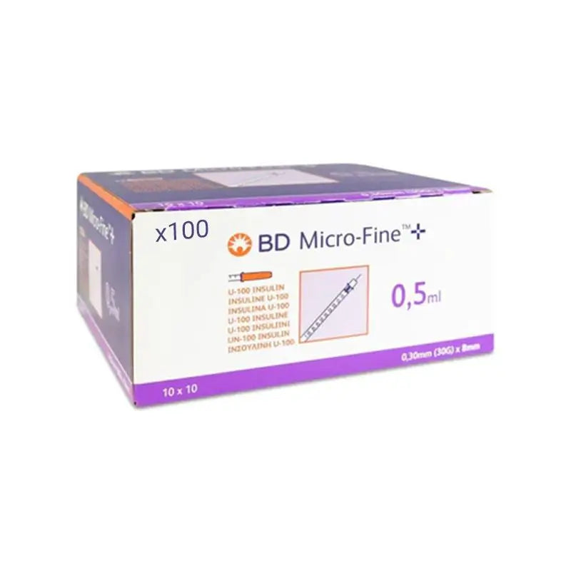 Bd Plastipak Pack Insulin Spritze Microfine 10 Einheiten, 10 x 100 Stk.