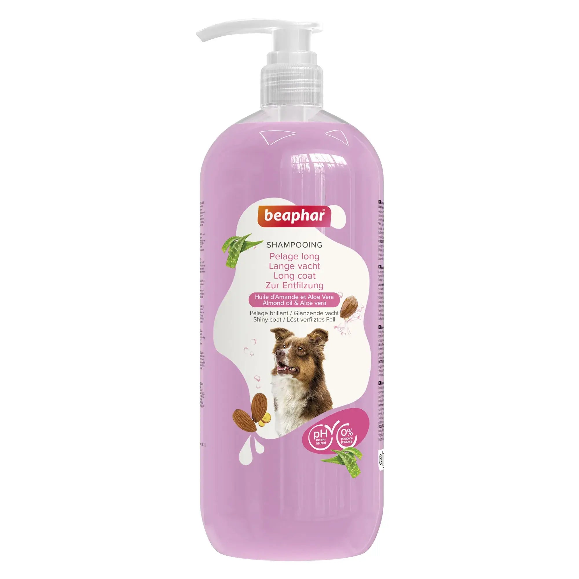 Beaphar Langhaar Shampoo für Hunde, 1L