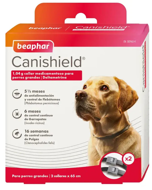 Beaphar Canishield Hundehalsband, 65 cm 2 Stück