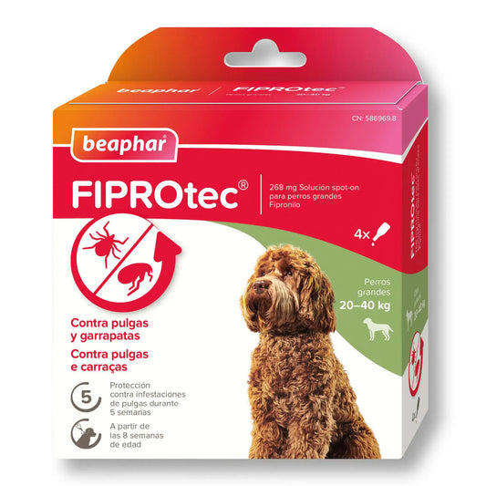 Beaphar Fiprotec Spot On Großer Hund 20-40Kg 4 Pip x 2,68 ml
