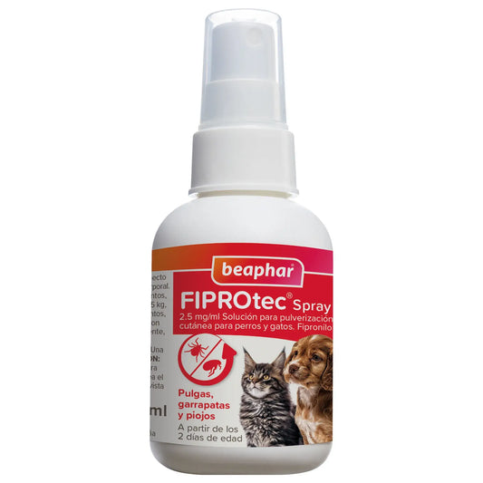 Beaphar Fiprotec Spray für Hunde und Katzen, 100 ml